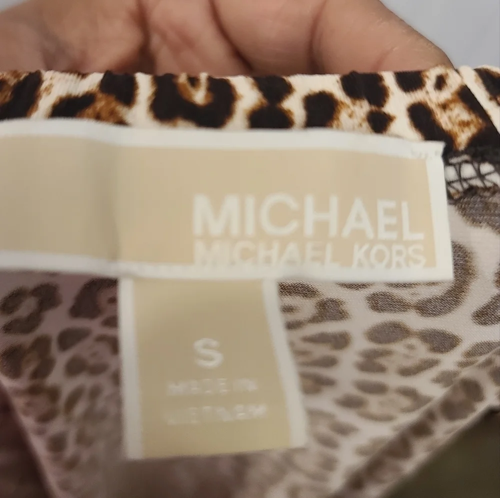 Michael Kors size small Leopard print